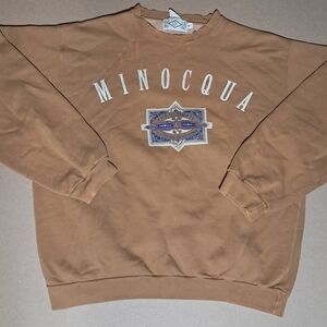 Men's Tan Crewneck Sweater